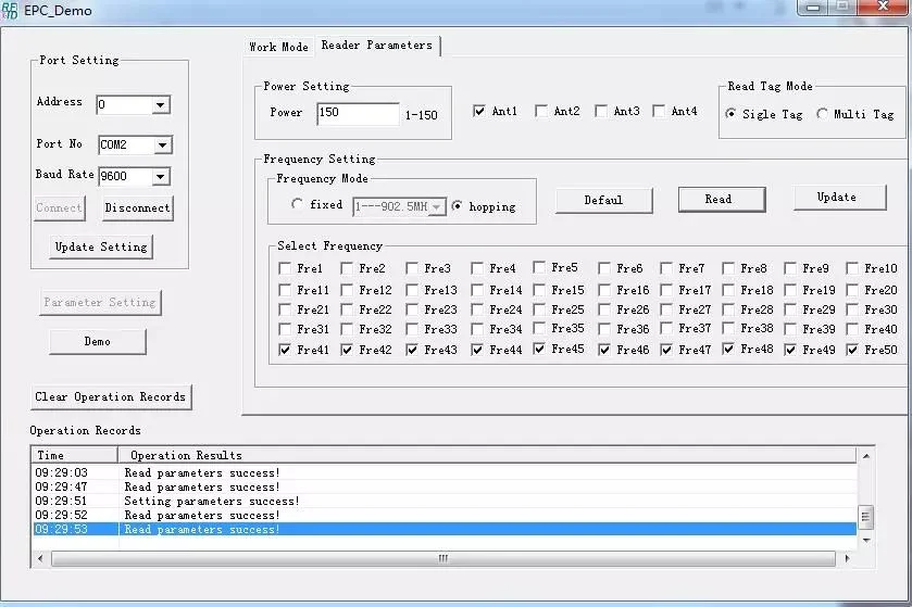 कम विकिरण मूल्य यूएचएफ लंबी दूरी रीडर 15 मीटर डिटेक्शन रेंज पार्किंग प्रबंधन के लिए 3