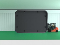 24.150 जीएचजेड औद्योगिक दरवाजा सेंसर / दो रिले के साथ माइक्रोवेव मोशन रडार डिटेक्टर